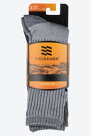 Mobile Warming Technology Sock 6-12 (Universal) / Blue/Gray Men's Wool Sock (2-Pack) Heated Clothing - product view 4