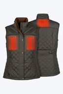 Mobile Warming Technology Vest Duke Heated Vest Women's - Forest Green Heated Clothing