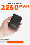 Mobile Warming Technology Battery 7.4v Powersheer™ Mini Battery 2250mAh & Cable Heated Clothing