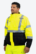 Mobile Warming Technology Men High-Vis Jacket Men’s Heated Clothing