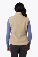 Mobile Warming Technology Vest Upland High-Pile Vest Women's - Coffee Heated Clothing - product view 8