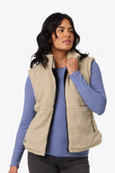 Mobile Warming Technology Vest Upland Sherpa Vest Women's - Coffee Heated Clothing