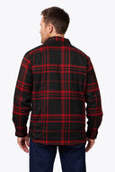 Mobile Warming Technology Jacket Heated Flannel Jacket Men's - Red Heated Clothing - product view 6