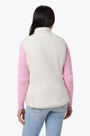 Mobile Warming Technology Vest Trek 2.0 Fleece Vest Women's - Cream Heated Clothing - product view 6