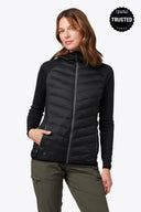 Mobile Warming Technology Jacket Ventani Hybrid Heated Jacket Women’s - Black Heated Clothing