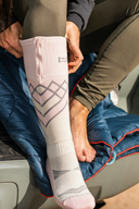 Mobile Warming Technology Sock Premium 3.0 Merino Heated Socks Women's - Sand Heated Clothing - product view 3