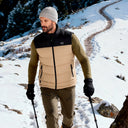 Mobile Warming Technology Vest Crest 2.0 Down Vest Men's - Tan/Black Heated Clothing - product view 5